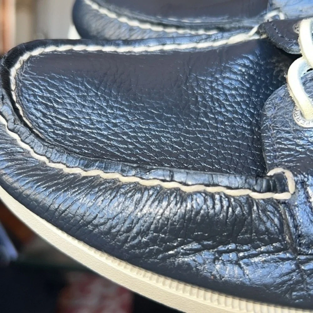 Sperry Men’s 2-Eye charcoal Leather Boat Shoe Size11.5 ,used,leather,dark color